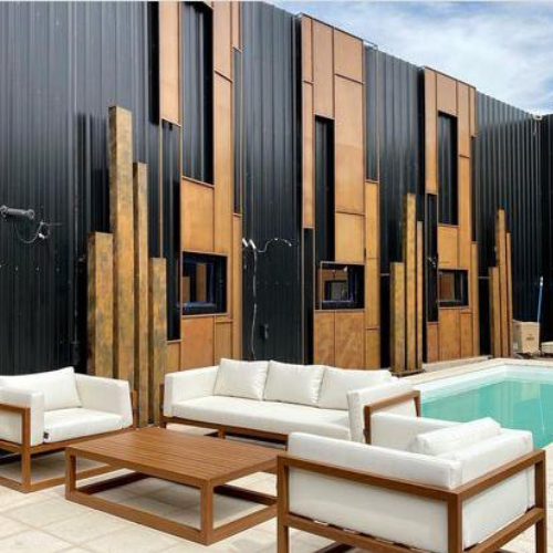 muebles para exterior de aluminio