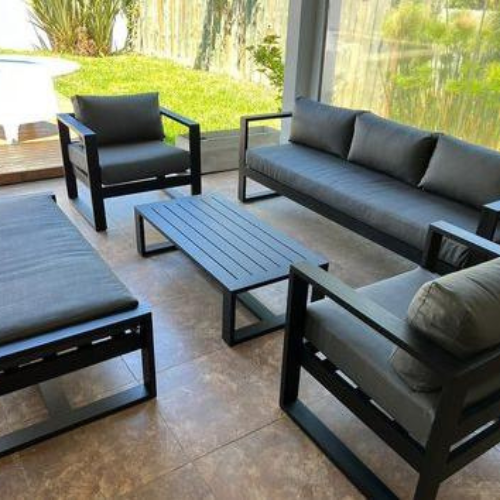 Muebles de jardín de aluminio